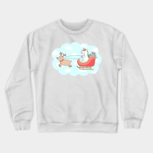 Unicorn Sleigh Crewneck Sweatshirt